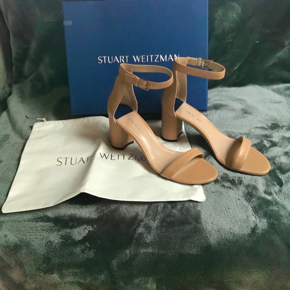 BRAND NEW STUART WEITZMAN NUDIST HEELS